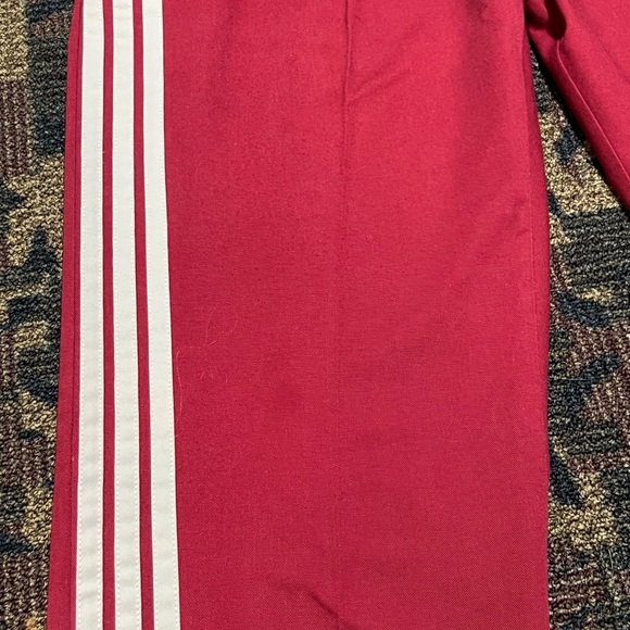 Vtg 70s Adidas Originals Track Pants Joggers Firebird Trefoil 3 Stripes Large - Picture 3 of 9